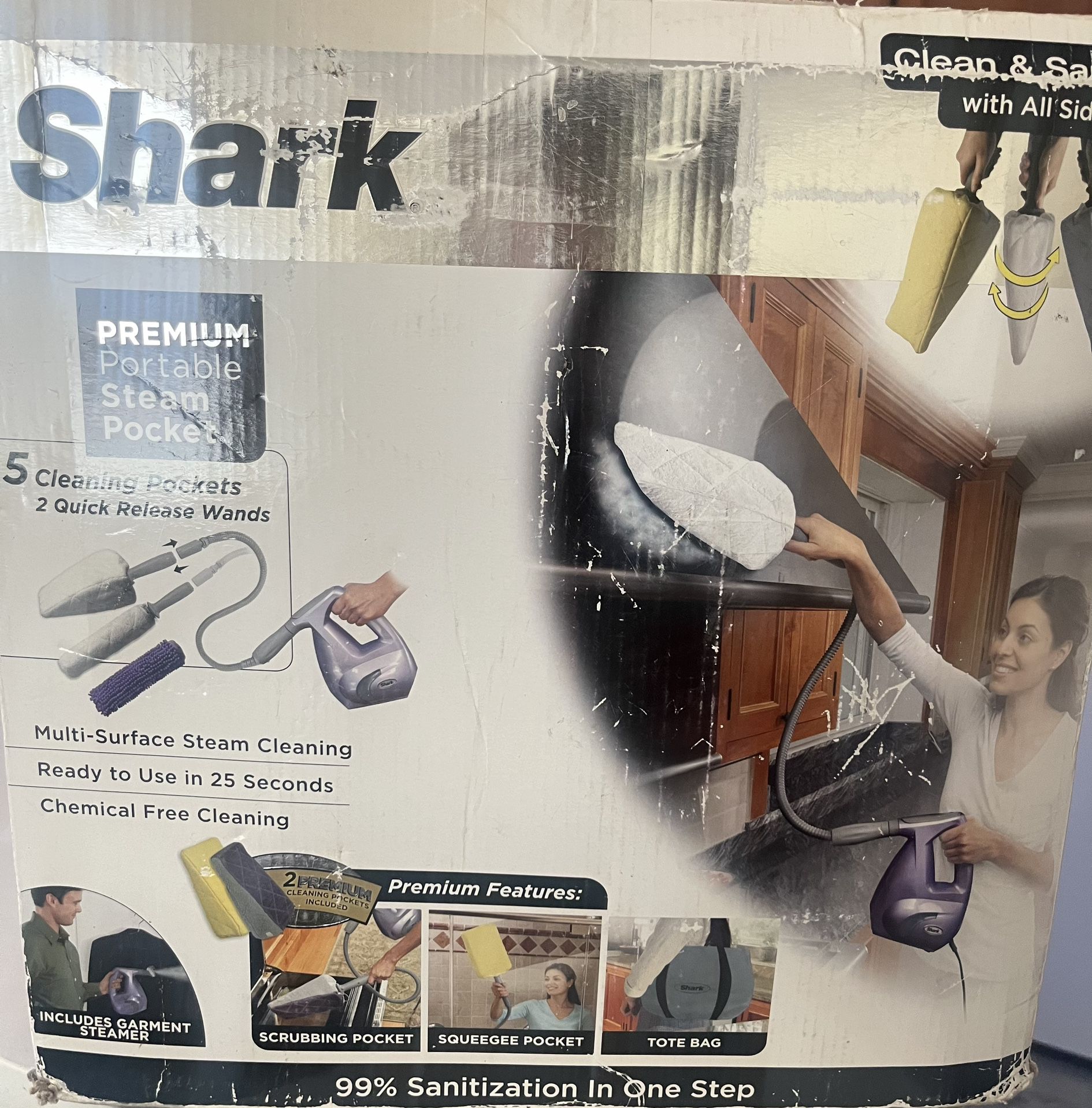 Shark Premium Portable Steam pocket