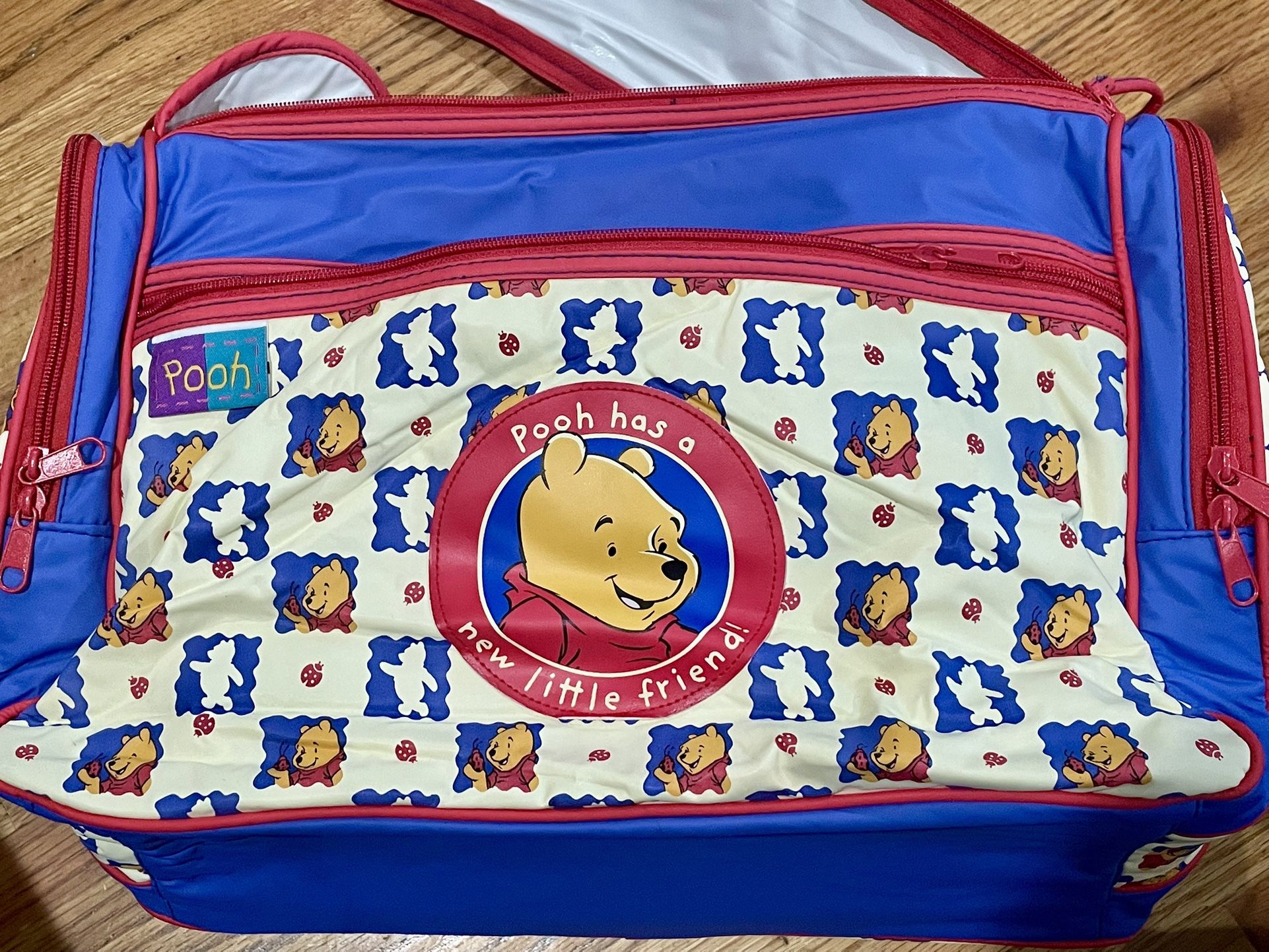 Vintage Dolly Disney Diaper Bag Winnie the Pooh