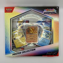 Pokemon TGC Scarlet & Violet Prismatic Evolutions Poster Collection 