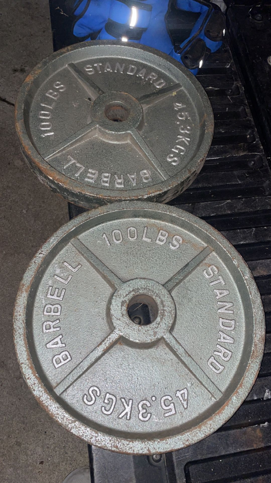 100lb Pair Of Workout Plates