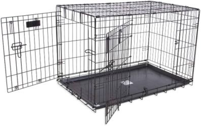 Precision Pet 24” Foldable Wire Dog Crate – Two Doors, Great Condition