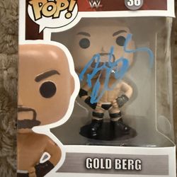 Bill Goldberg autographed signed CUSTOM FUNKO WWE WCW JSA COA