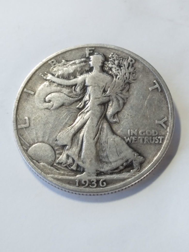 1936 Walking Liberty Half VG+