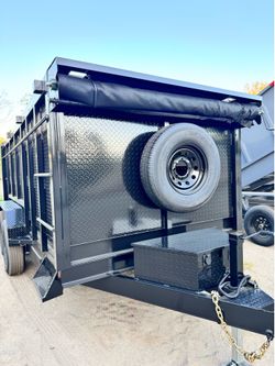 Brand New 14ft Long HEAVY DUTY SCISSOR LIFT Hydraulic Dump Trailer FULLY LOADED 💪🏻