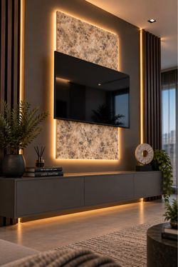 Decorative TV Panel / With high quality LED lighting