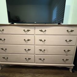 Pink Antique Dresser