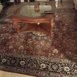 Multiple Aurhentic Persian Rugs For Sale! Title:
Large Hand-Knotted Traditional Oriental Area Rug - Authentic Wool & Silk Floral [Approx. 9x12]