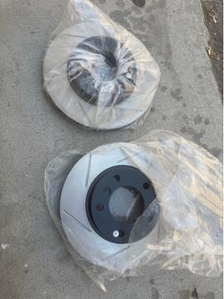 BMW E46 slotted rotors