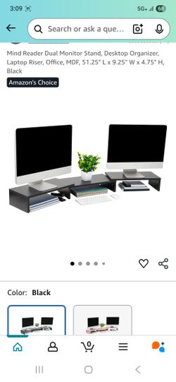 Computer Monitor Stand For 2,   $10