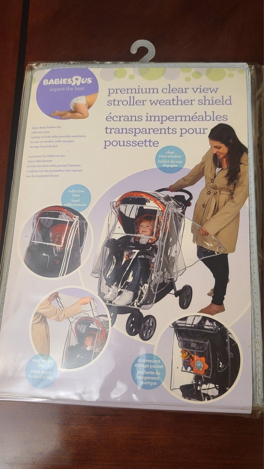 Premium Clear View Stroller Weather Shield