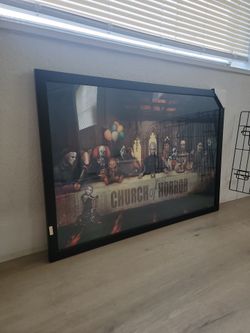 Big New Church of horror poster framed halloween wall art decor club living room goth gothic villains