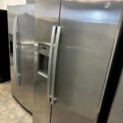 Ge Side By Side Refrigerator Stainless Steel