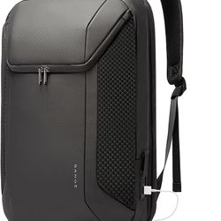BANGE Smart Business Laptop Backpack Waterproof can fit 15.6-17.3 Inch Laptop with 3.0 USB charging port for men and women