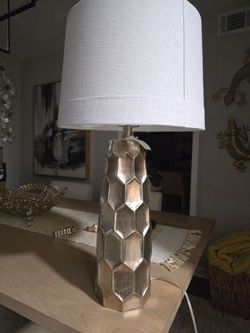 2 gold lamps still in good condition