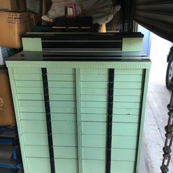 1930’s 1940’s Jewelers Or Medical Drawer Cabinet