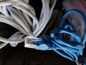 Photo Ethernet Cables of all lengths and colors Ethernet Cables cords wires of all lengths and colors Used or new Price is for the regular length ones. Lo