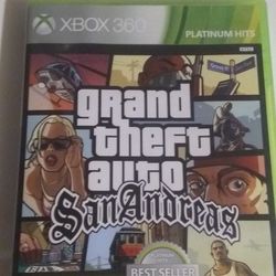 Grand Theft Auto San Andreas Xbox 360