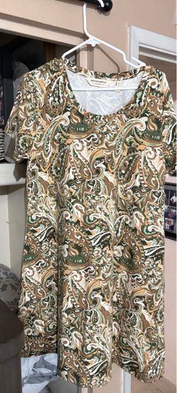 Bridgehampton Paisley Print Short Sleeve Dress