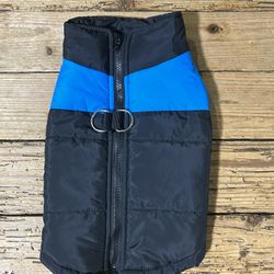 Unbranded Black/Blue Dog Vest