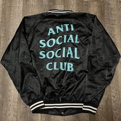 Anti Social Social Club Day Dreaming Bomber Jacket size Medium
