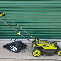 RYOBI ONE+ HP 18V Brushless 16 in. Cordless Battery Walk Behind Push Lawn Mower (Tool Only)