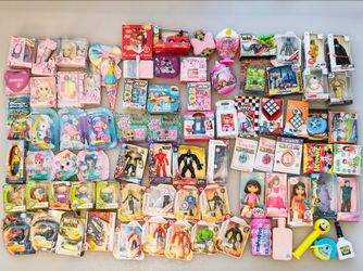 80 + lot of Mini Brands Zuru toys Care Bears Build a Bear etc.