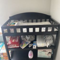 Black Changing Table 