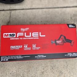 Milwaukee 18v Fuel Hackzall Brushless Brand New Tool Only 