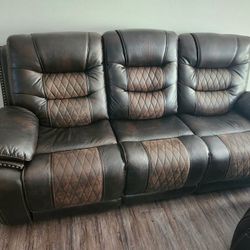 Sofa and reclining rocking chair