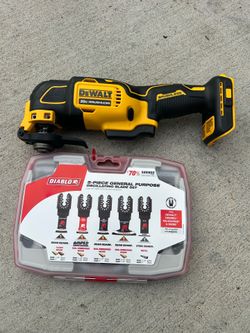 Dewalt atomic multitool and diablo accessories