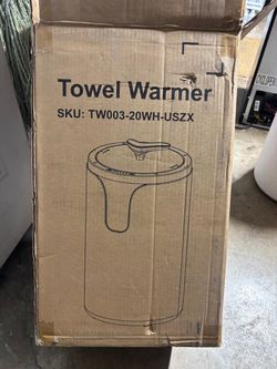 towel warmer (Model: TW003-20, SKU: TW003-20WH-USZX)