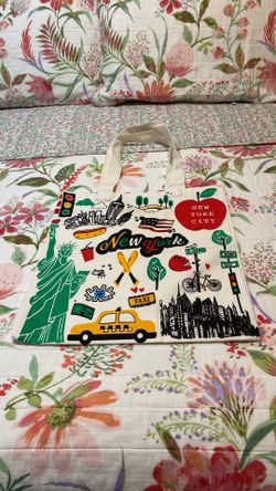 NEW YORK SOUVENIR CANVAS BAG/TOTE