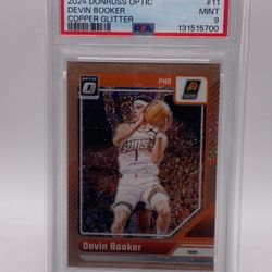 Devin Booker Optic Copper Glitter /99  PSA 9 - $50
