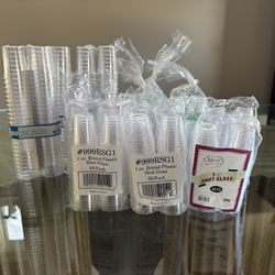 1 & 2oz. Plastic Shot Glasses
