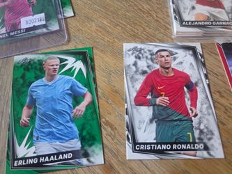 Soccer (football) cards 13 plus 2 sealed packs not open with 14 cards