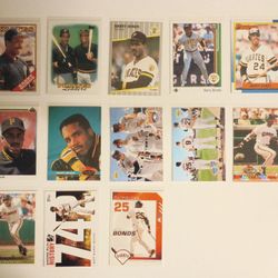 Barry Bonds card lot 