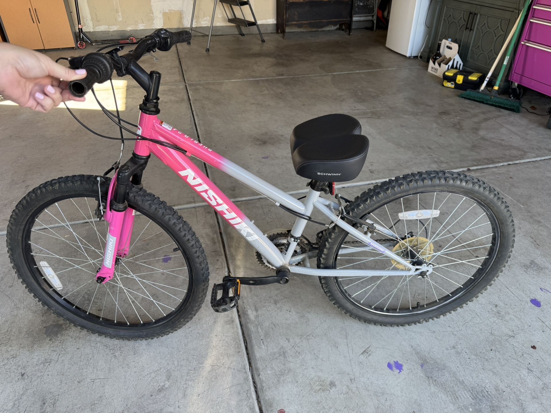 Girls 24” Nishiki Mountain Bike $65
