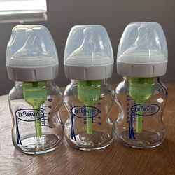 Dr. Browns Glass Baby Bottles 3PK