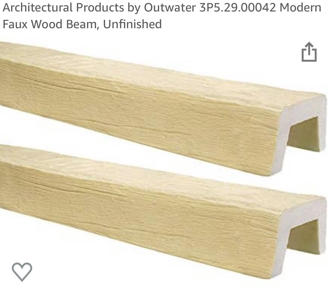 Unfinished Faux Wood Beams