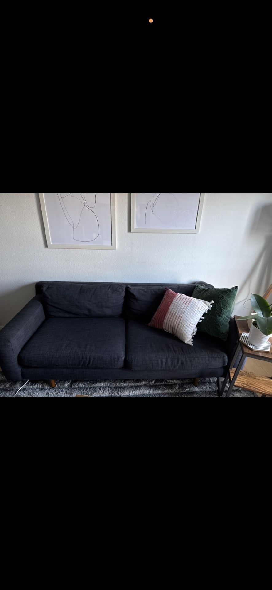 West Elm Eddy Couch 74”