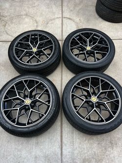 SHIFT 20in wheels 5x114.3 (5x4.5) Tires 245/45r20 fit Toyota RAV4 Honda Crv Mazda Nissan Lexus etc