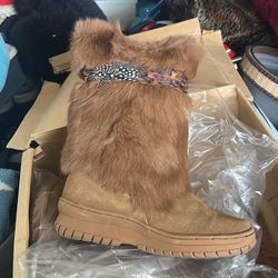 Bear Paw Fur Boots