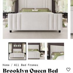 White Queen Bed Frame Size Queen 