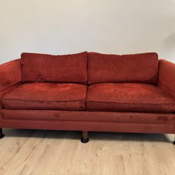 Masins Classic Red Couch - Ready For New Home!
