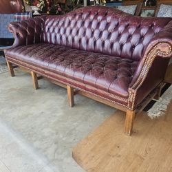 Vintage Hickory Tufted Sofa
