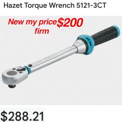 New Hazet 5121-3CT Torque Wrench with Reversible Ratchet, 1/2" Drive, 20-120 Nm $200 firm pick up east Palmdale cash only. No lower