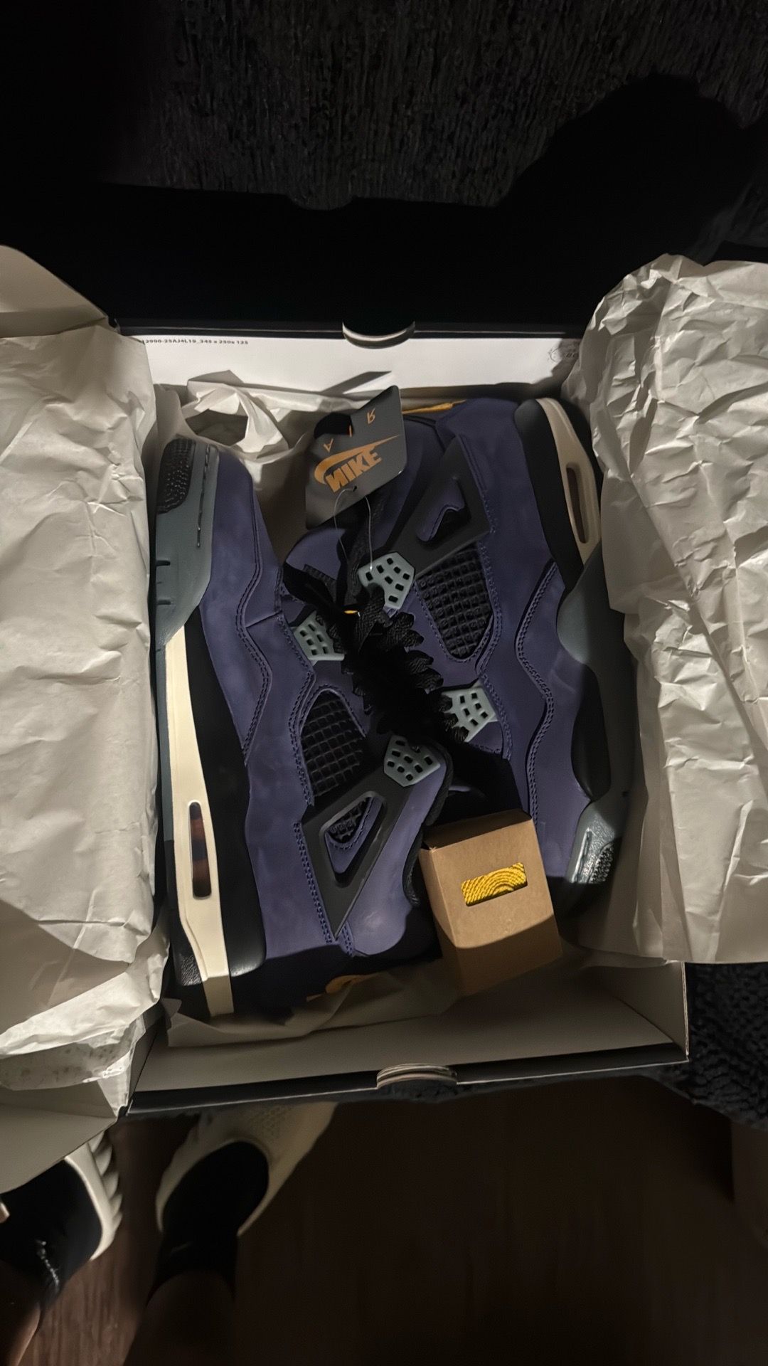 Jordan 4 imperial purple / lake show