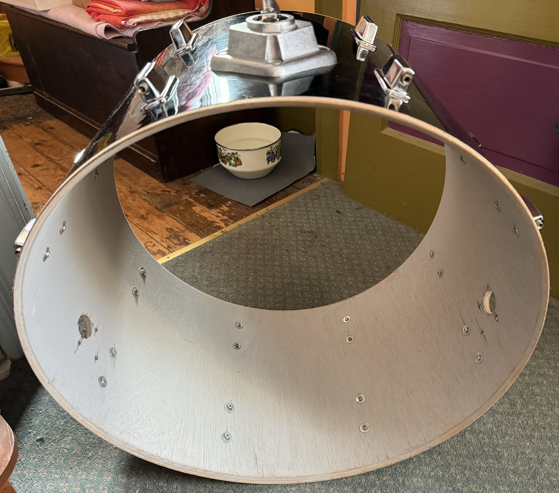 JMA PERCUSSION bass drum shell. 14 X 22.