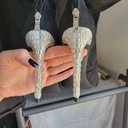 Thigh High Diamond Boots