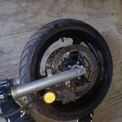 2003 Suzuki Katana Front And Back Wheel With Brakes And Forks